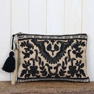 Beaded Jude Clutch Hand Embroidered Clutch